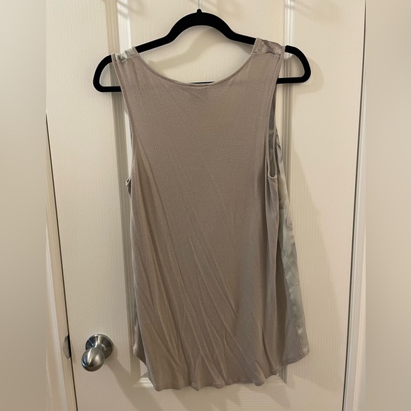 Grey Floral Blouse - Picture 2 of 3